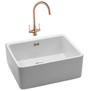 Belfast 100 and Pienza Tap  Brushed Copper